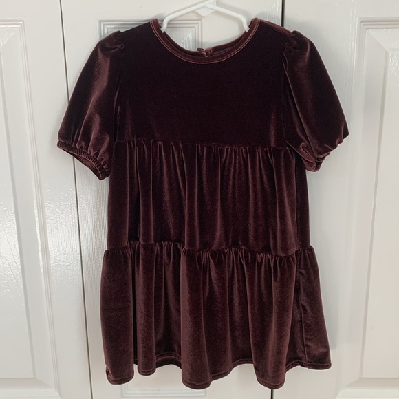 Velvet Toddler Dress - Picture 2 of 6
